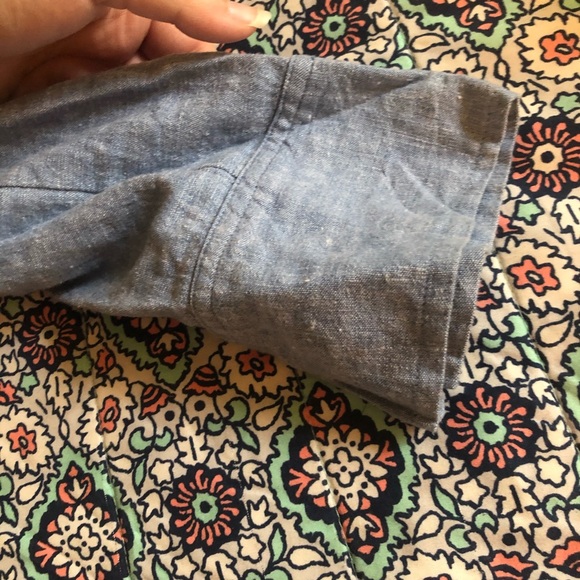 Lane Bryant Linen Denim Jacket - Picture 5 of 5